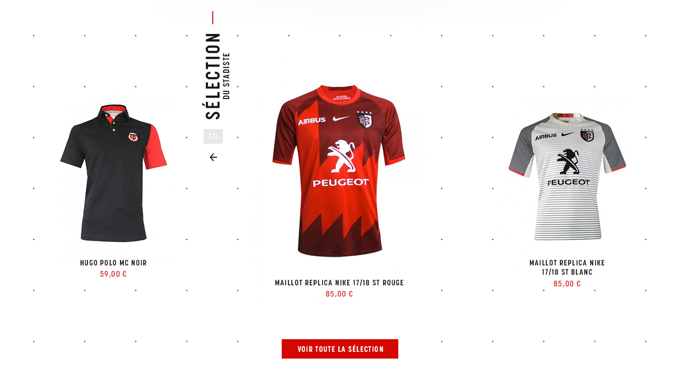 Webdesign Rugby e-commerce NewQuest UI/UX Design