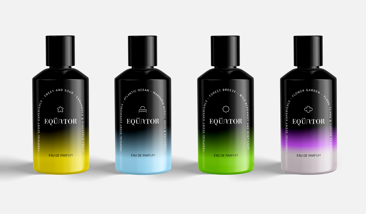 bottle brand identity landing page Mockup Packaging parfume perfume product scent Website