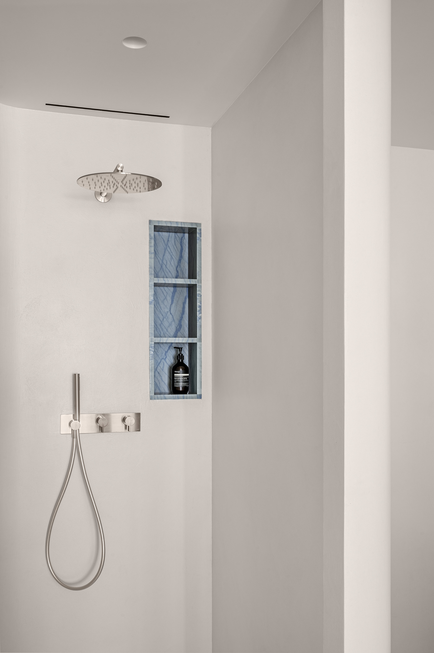 apartment blue calm interiordesign light minimal Minimalism silence ukraine White