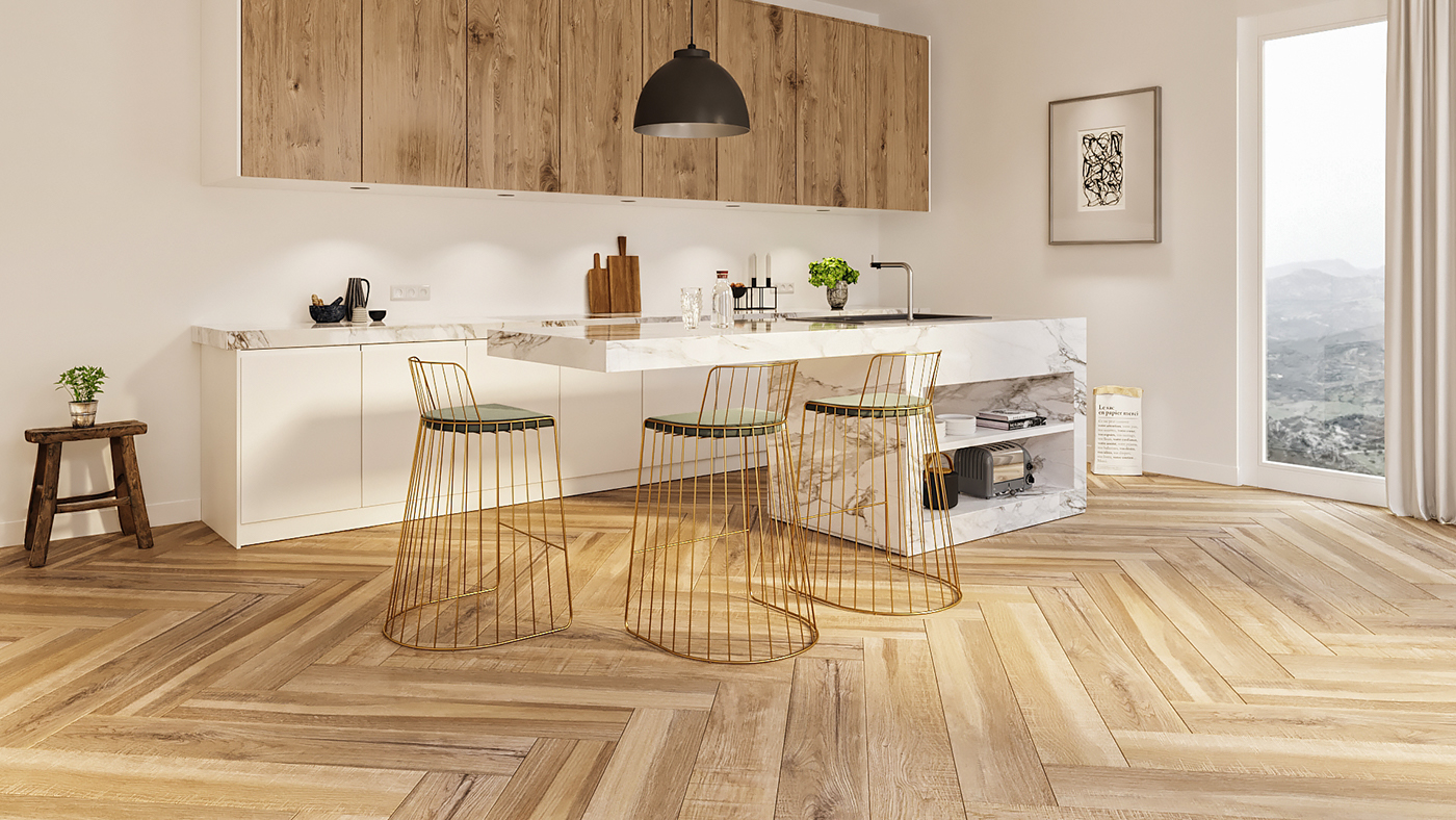 3dsmax 3D CG CGI kitchen visualization corona Render photorealistic Interior