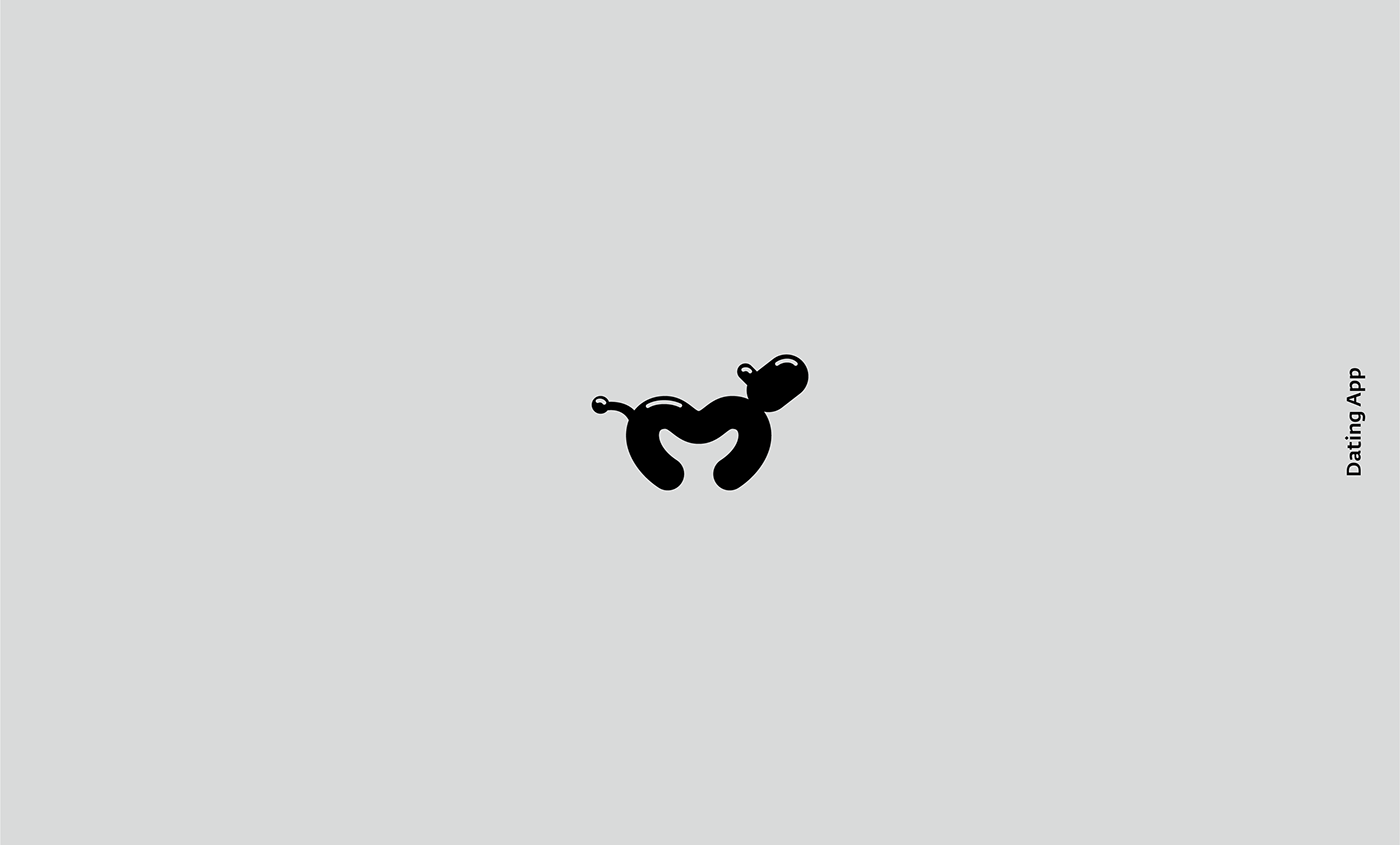 logo Icon dog kids typography   Logotype minimal cute Fun marks