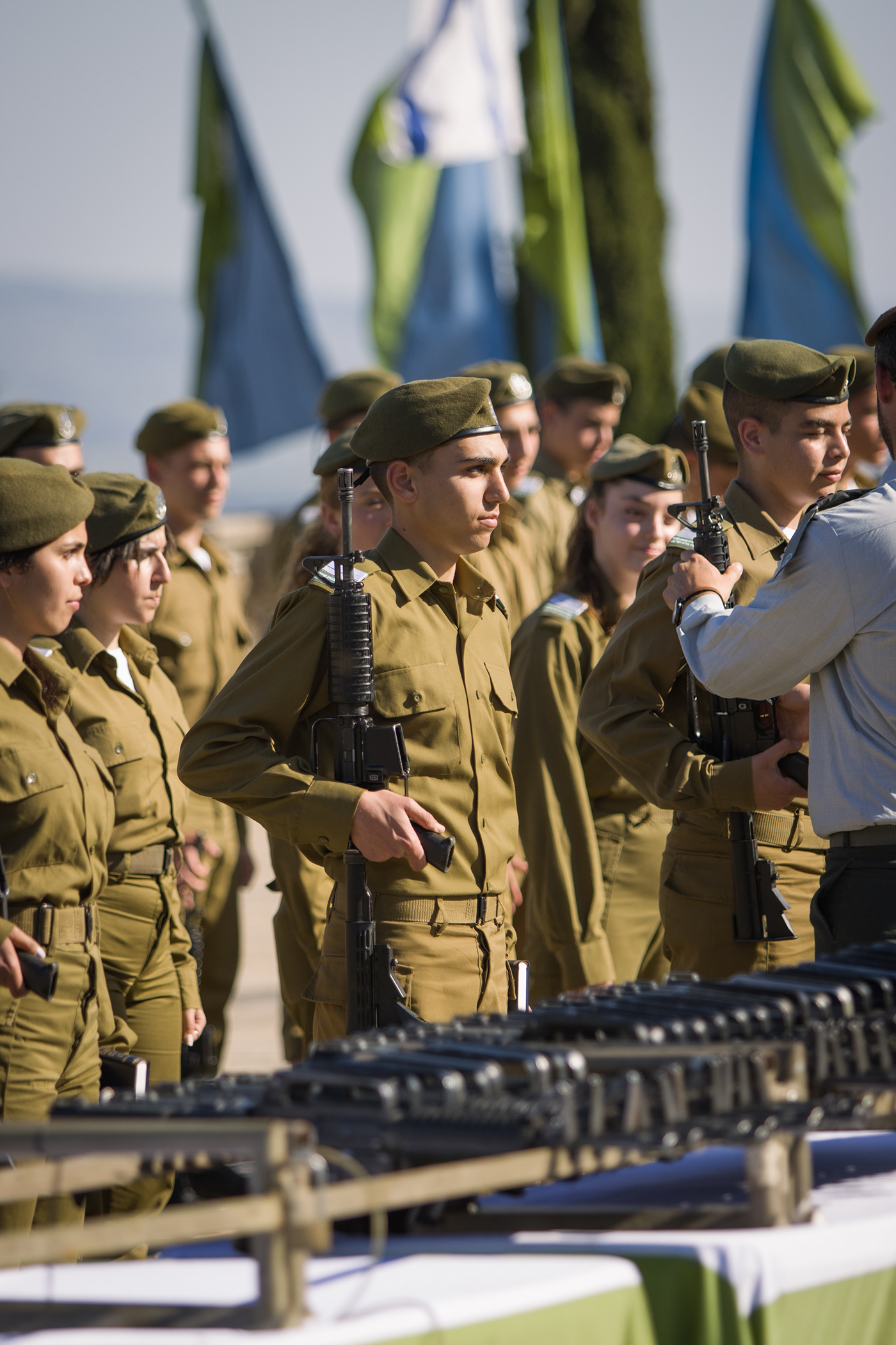 חיילים Israeli Army swearing Military army Weapon השבעה צבא ההגנה לישראל