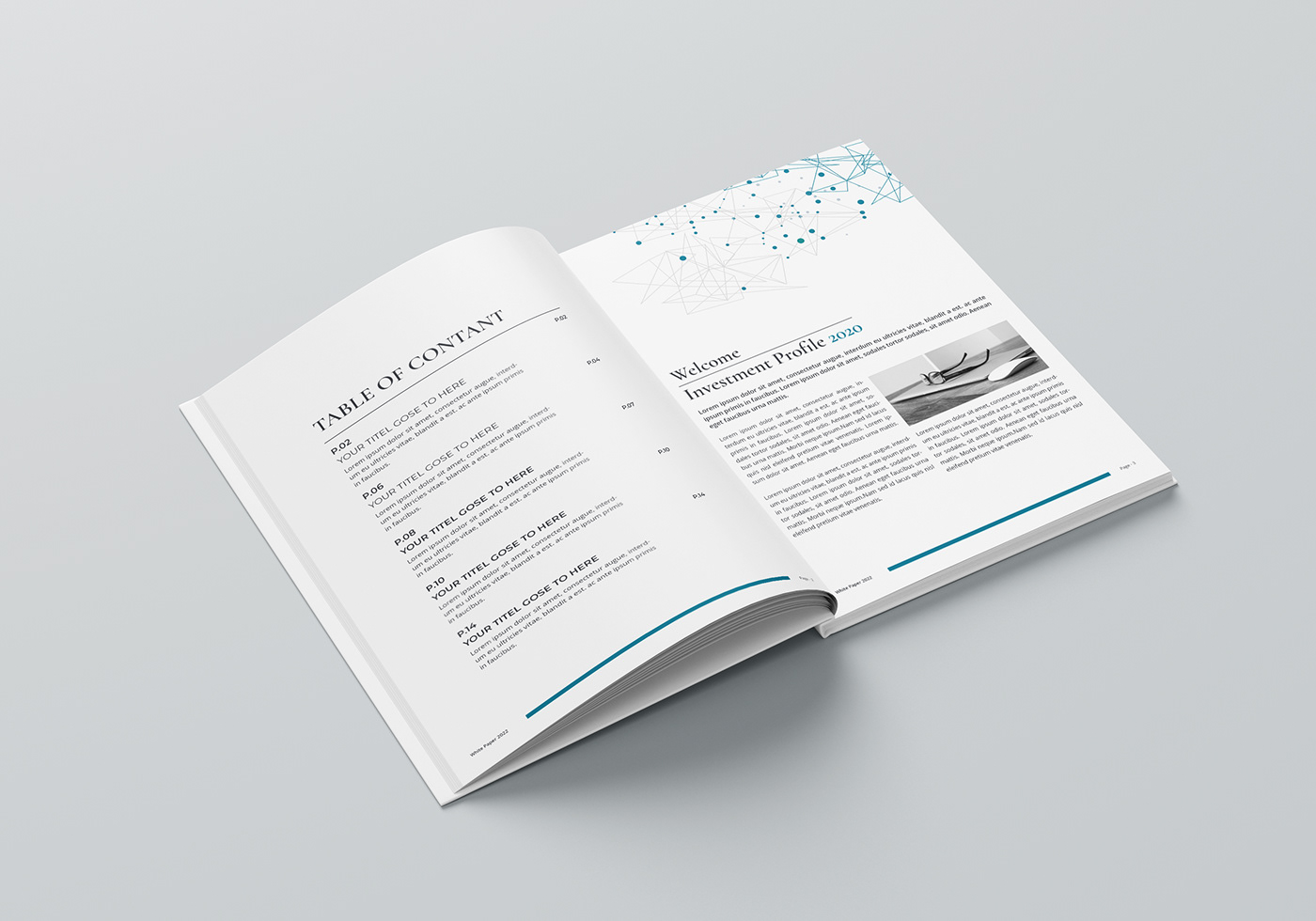 brand identity brochure design marketing   white paper