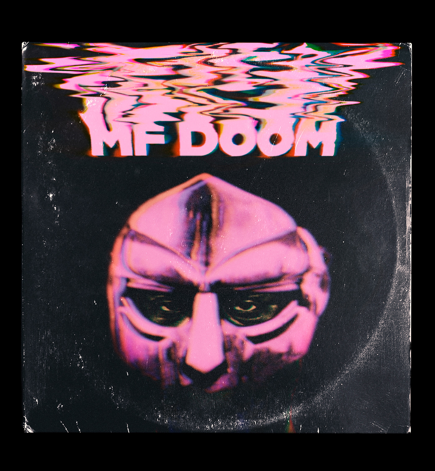 album art album artwork graphic design  hip hop Madvillian MADVILLIANY MF Doom Mockup record Retro