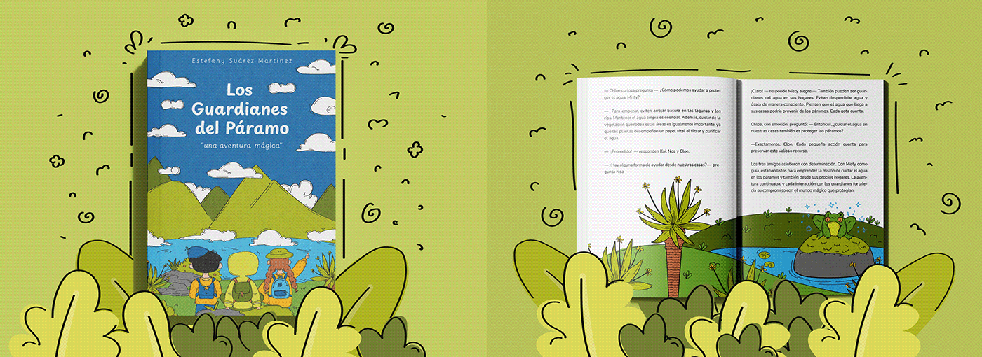 editorial design  ilustracion infantil ambiental medio ambiente paramo Nature niños y niñas editorial magazine
