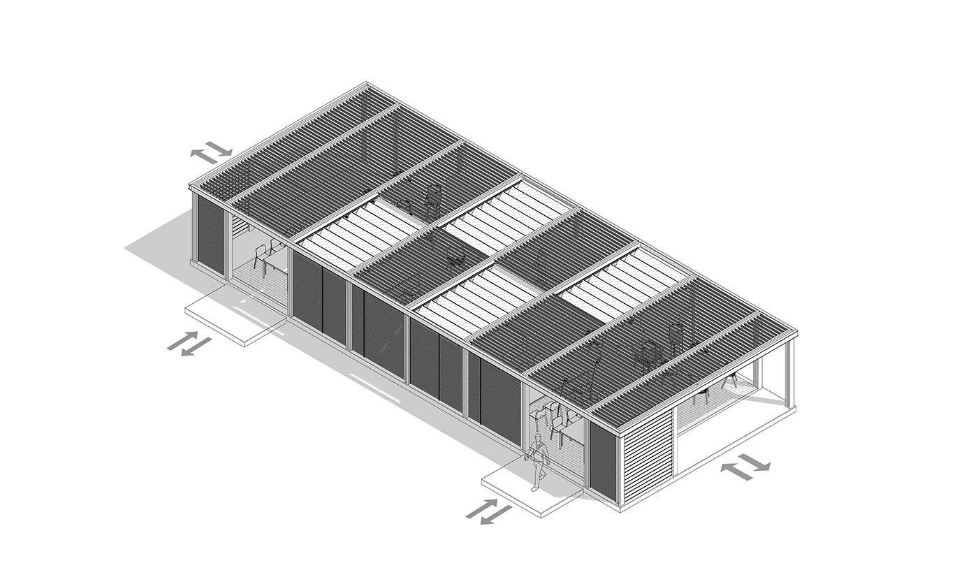 architecture CG CoronaRender  design terrace visualization