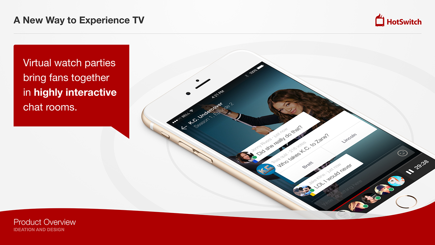 mobile UI ux ios Web television social Startup business