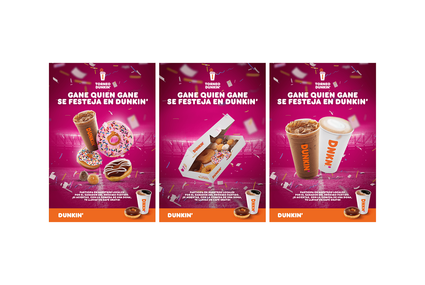 dunkin Donuts campaign Advertising  chocolate Coffee color composition ILLUSTRATION  sweet