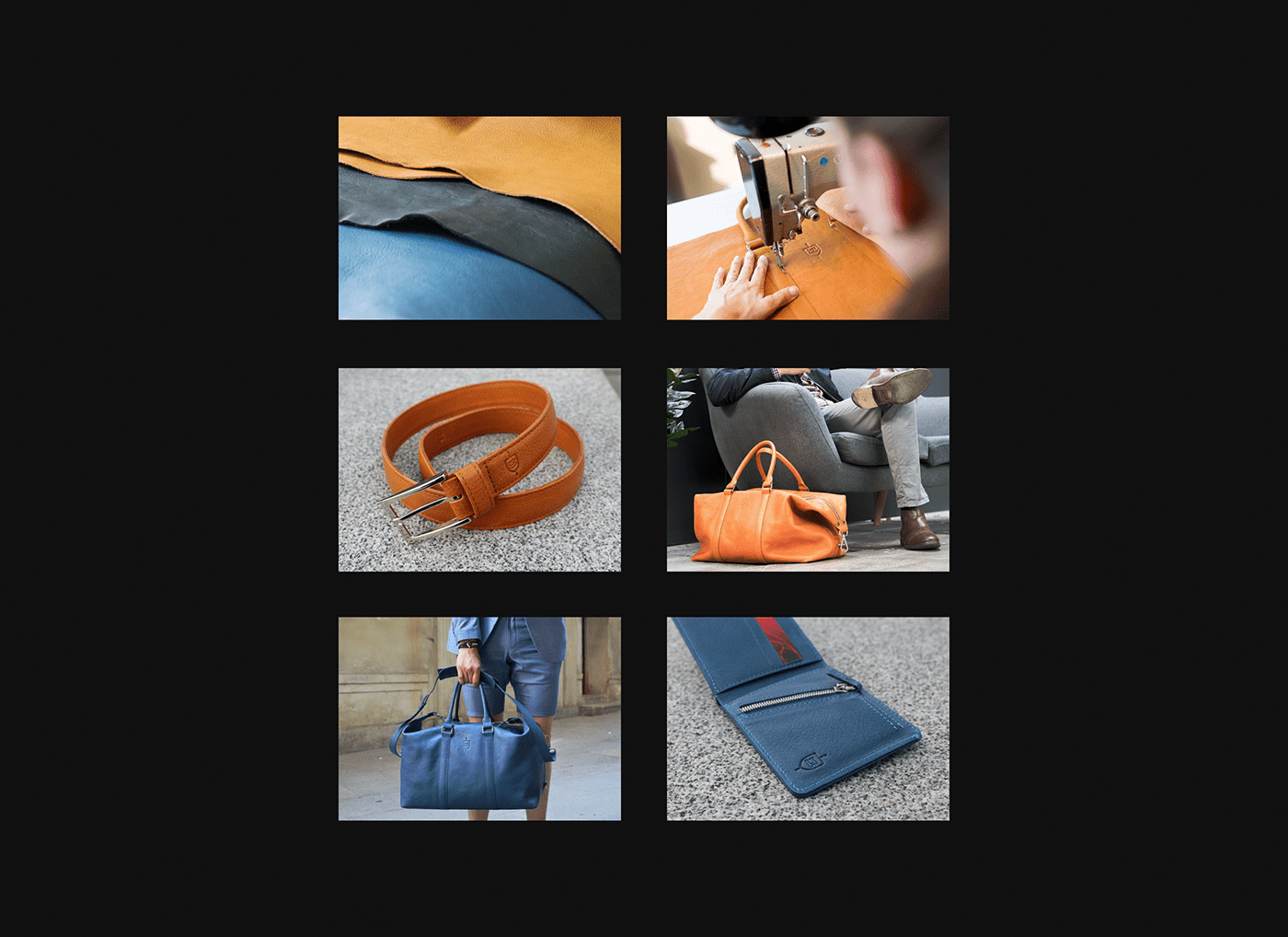 logo leather Accessory prague story tlrs design bag walet Needle