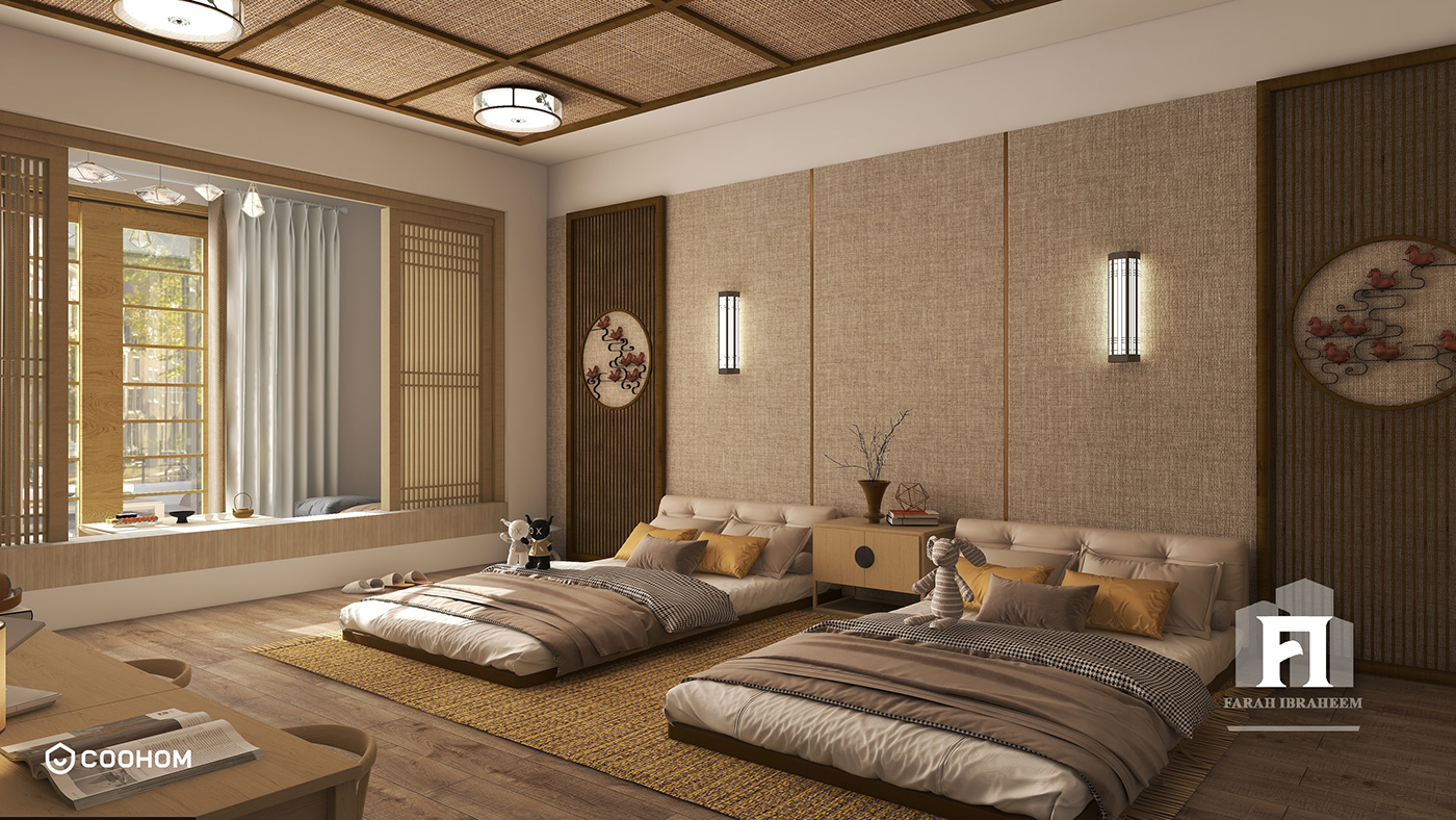 bedroom design japanese