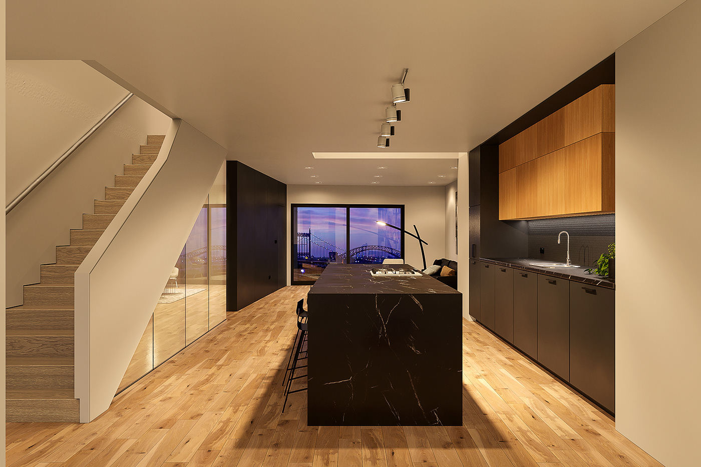 3D architecture archviz house Interior interior design  modern Render rendercourses visualization