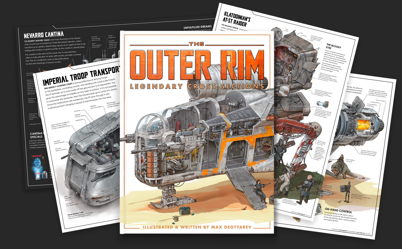 architecture cantina cross-section cutaway infographic mandalorian maxdwork nevarro star wars