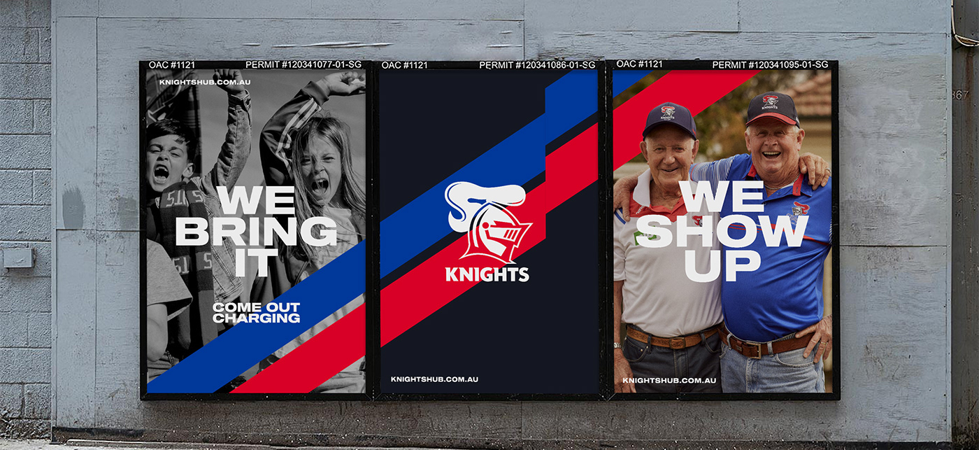 Advertising  Australia branding  motion graphics  Newcastle NRL rugby league Sports Design