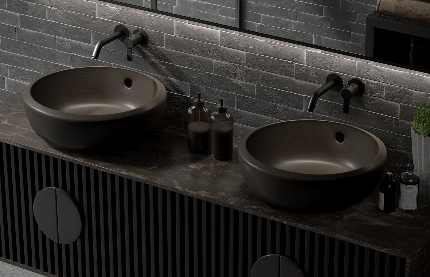 3D 3ds max architecture archviz bathroom corona interior design  Render visualization
