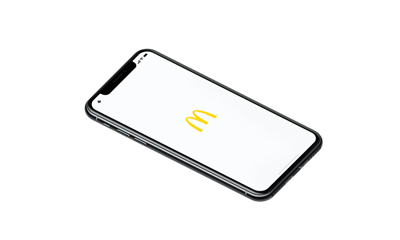 app concept UI ux mockups iPhone x modern clean minimal