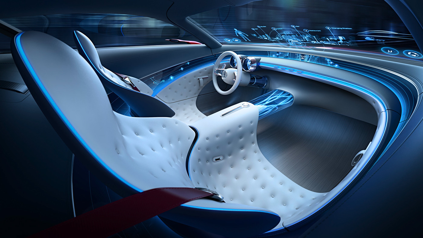 vision Maybach mercedes Benz concept car design