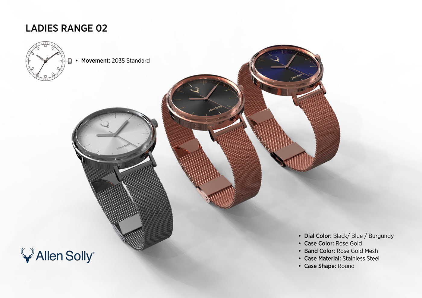 Allen Solly Watches Timex product concept visualization 3D 3d modeling and rendering