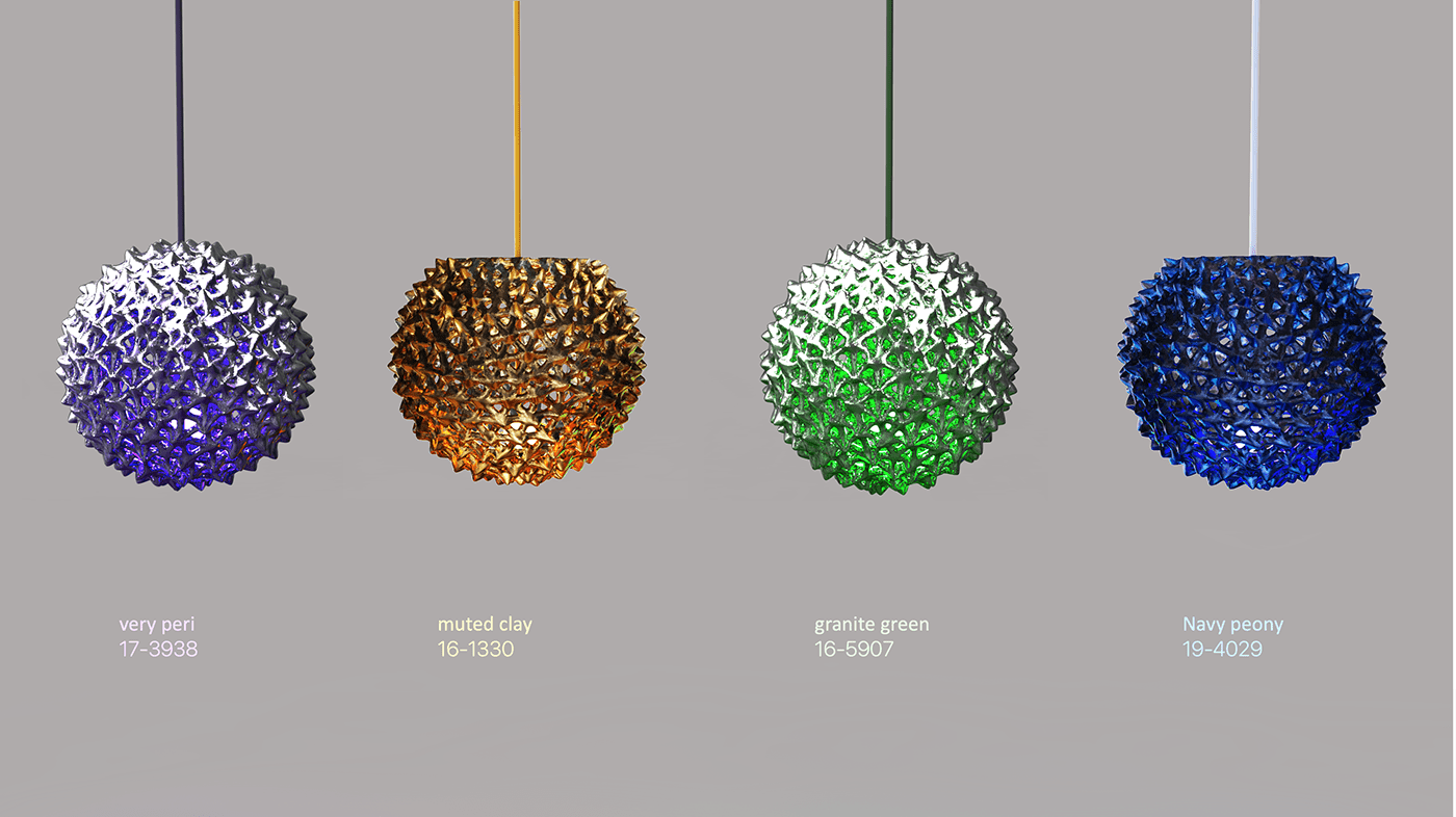 biomimicry design Lamp lightning Pollen product