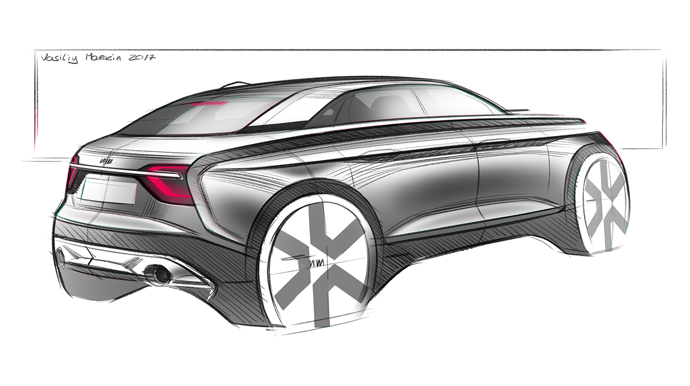 car cardesign sketch design automotive   carsketch Auto paint ILLUSTRATION  art