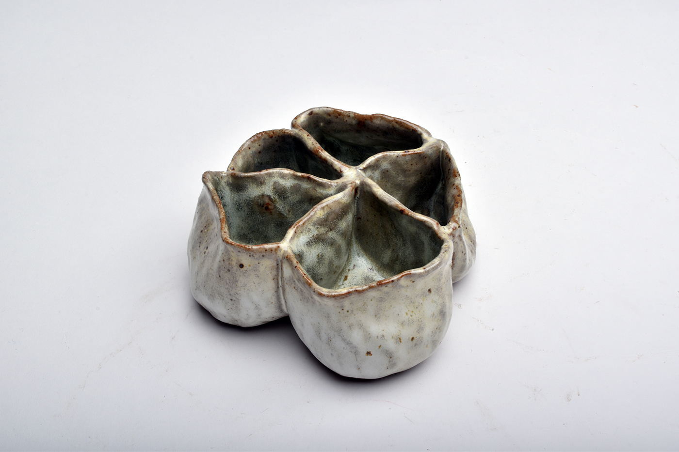 Lotus ceramics  pot decoration object