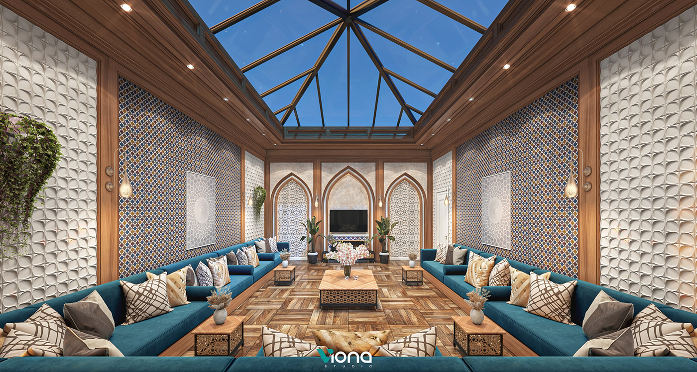 MAJLIS interior design  design Interior visualization Render architecture corona 3ds max modern