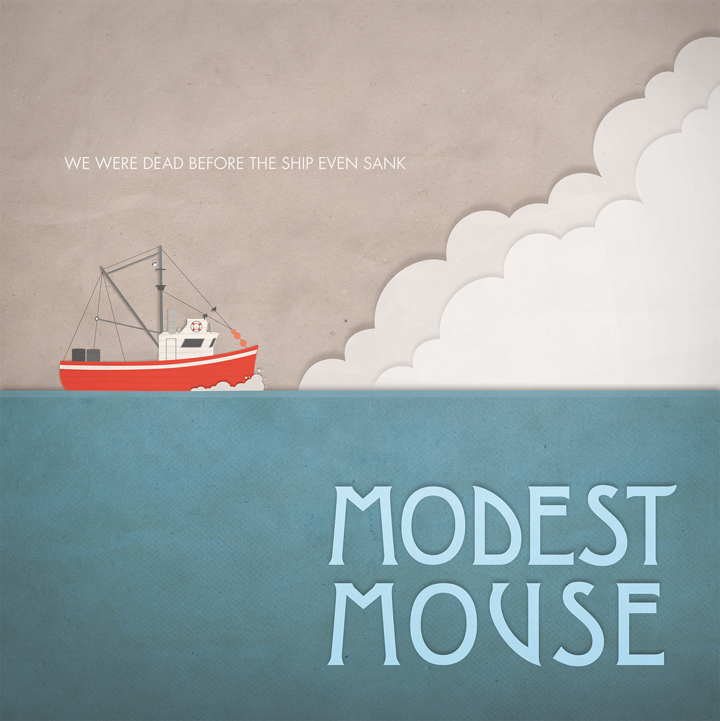 modest mouse,texture, paper,boat,Ocean,maritime,nautical,papercut art,album...