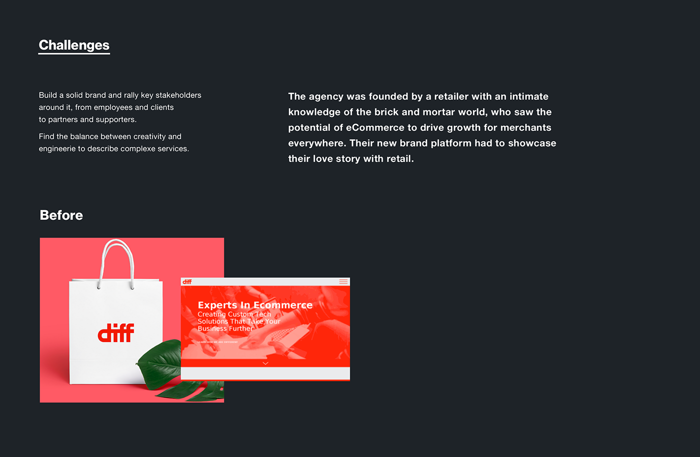 Ecommerce digital agency agency set design  brand experience modern abstract abstraction clean Web