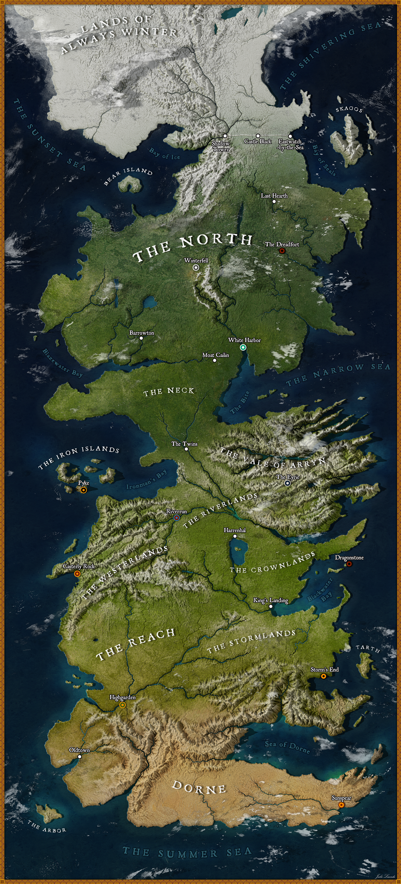 fantasy Game of Thrones asoiaf got maps cartograph Geography