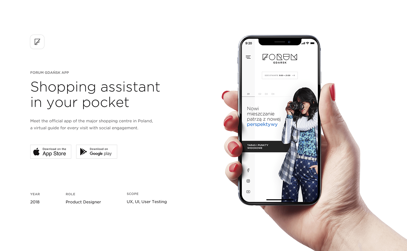 Forum Gdańsk – shopping assistant in your pocket. Official mobile app.