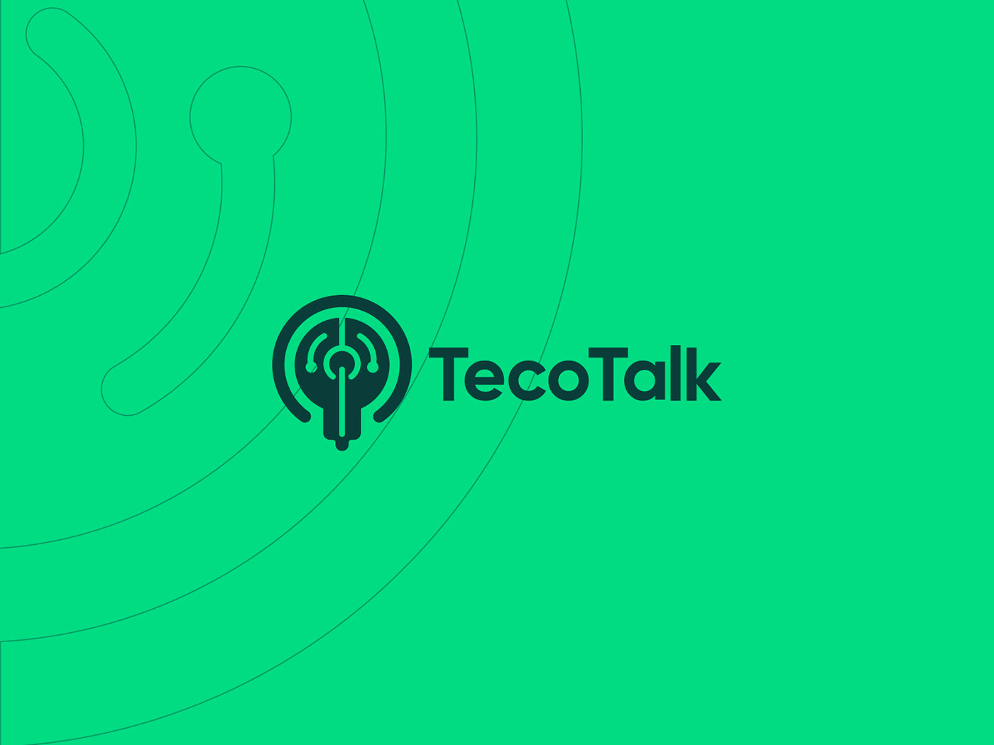 podcast logo Tech logo talk show music Technology Logo Logo Design logo designer branding  brand identity design logo