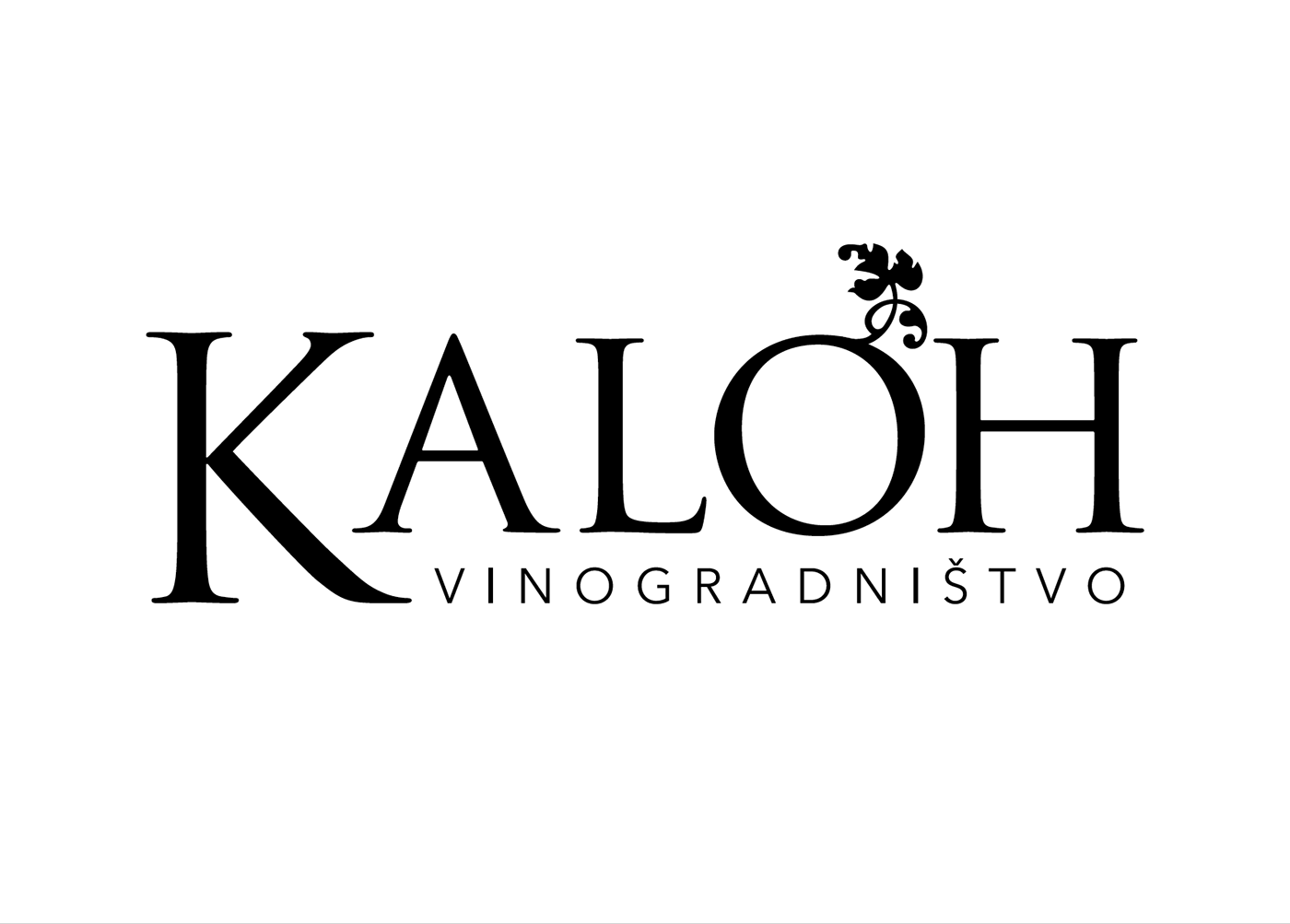 logo Logotype winery wine branding  gold identity Kaloh