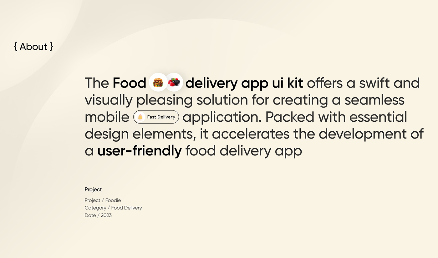 Food  food delivery UI/UX app design delivery food delivery app app ui design