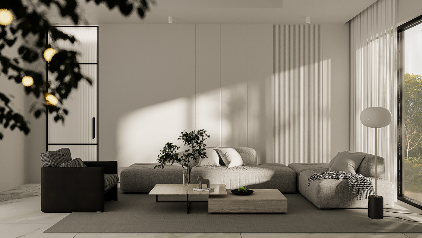 3D 3ds max architecture corona render  Interior interior design  living room master bedroom Render visualization