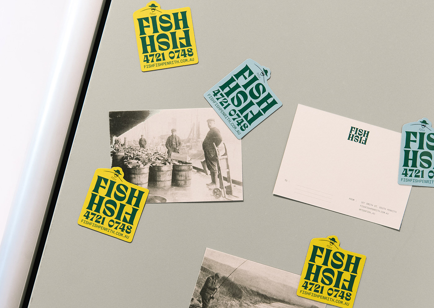 Brand Design brand identity branding  cafe fish and chips Food  Hospitality Logo Design typography   visual identity