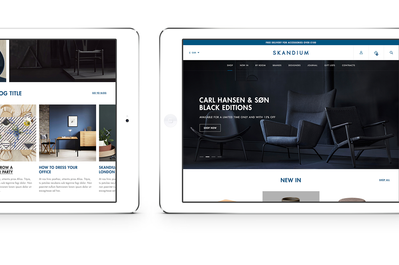 Skandium Scandinavian design furniture product design  interior design  Website UI ux mobile Responsive
