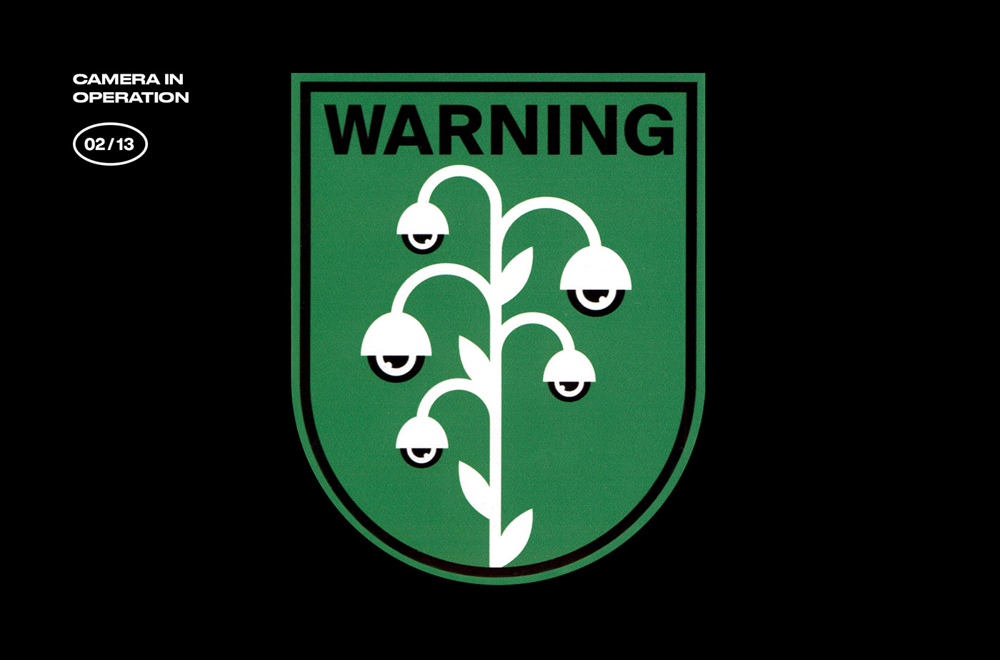 graphic design  ILLUSTRATION  Nature sticker art Sticker Design Street Art  Warning emblem design Sign design bkzcreative