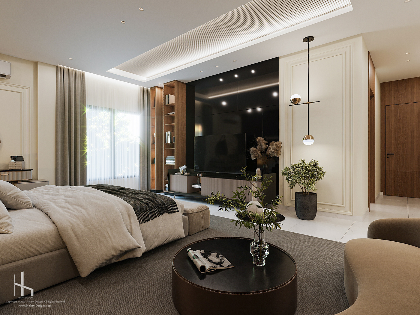 bed room interior design  Render visualization 3ds max corona modern exterior archviz CGI