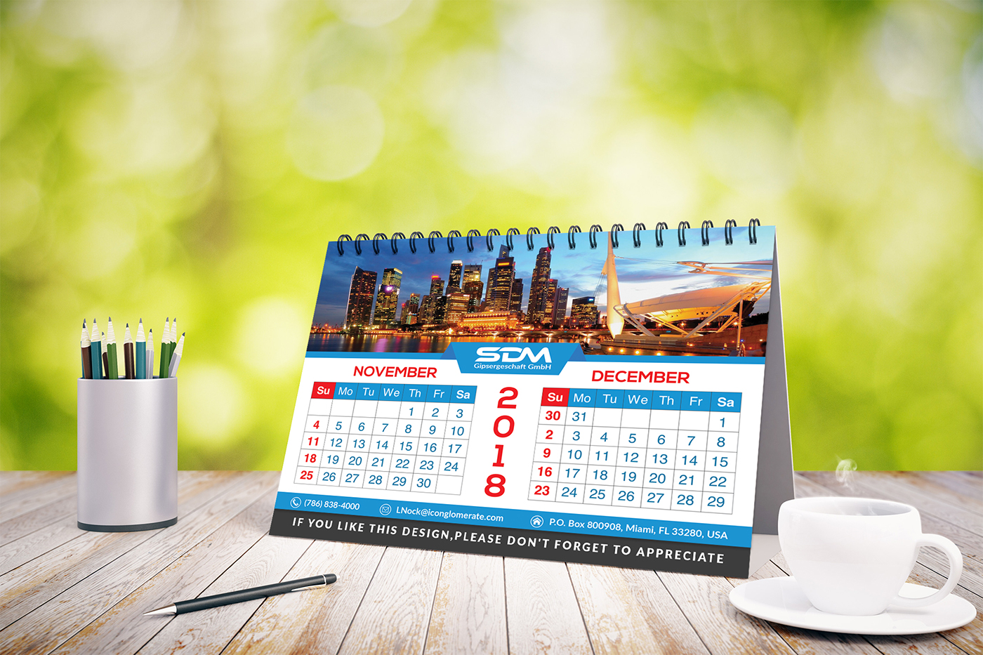 free desk calendar calender 2018 Desk Calendar 2018 branding  Most view calendar Mockup Free Desk Calendar