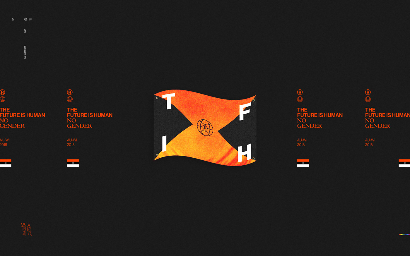 apparel Fashion  human orange Space  future powerfull flag Cause Global