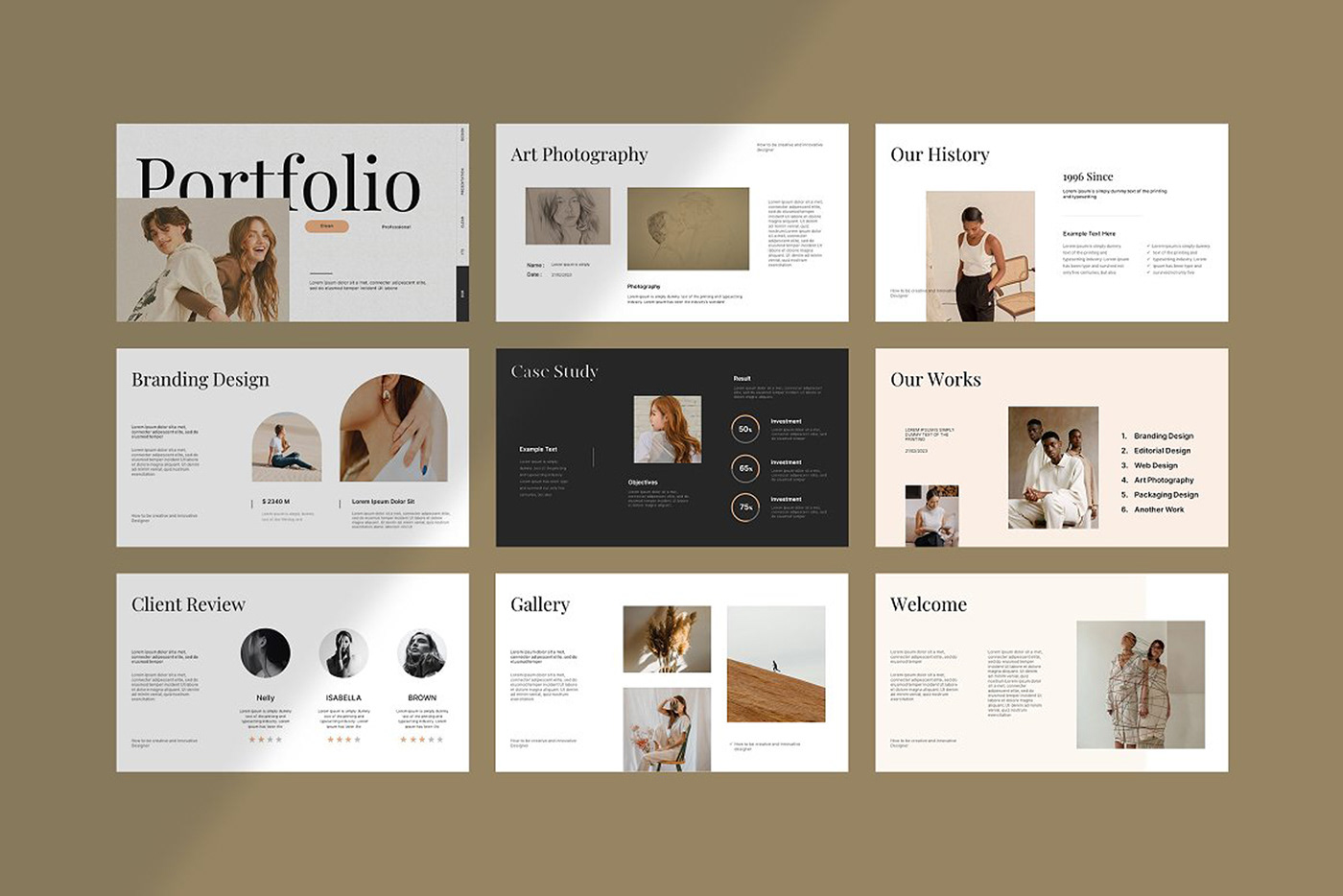Portfolio template presentation creative portfolio Fashion catalog design portfolio digital portfolio studio portfolio Proposal photography portfolio work portfolio