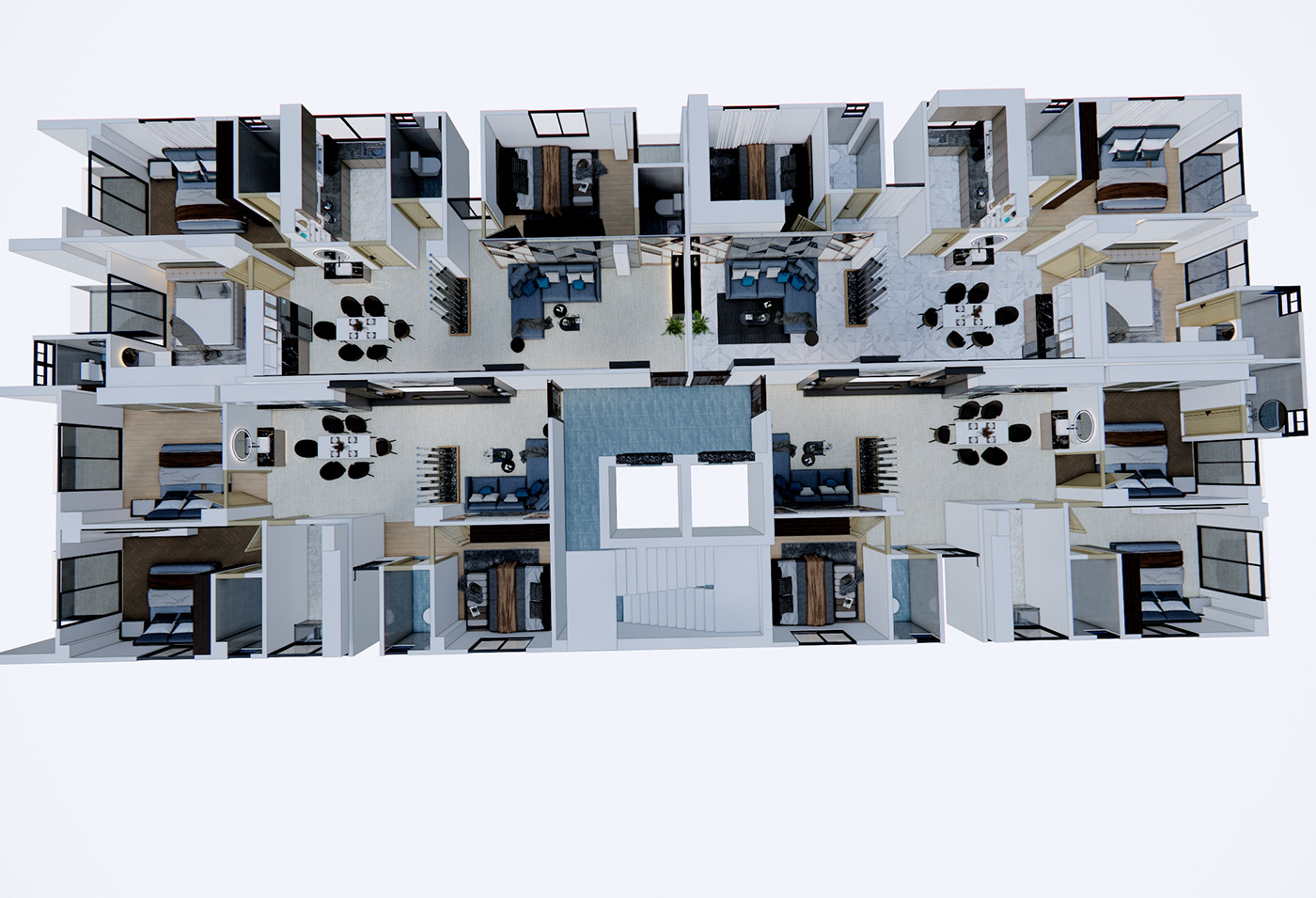 3d modeling 3d floor plan interior design  visualization Render architecture exterior modern 2D furniture layout