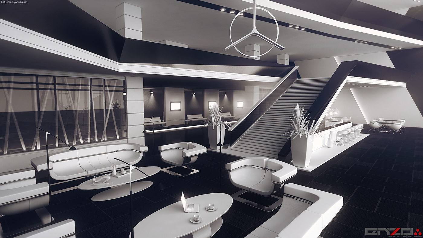 Interior design concept modern Lobby environment Fashion 