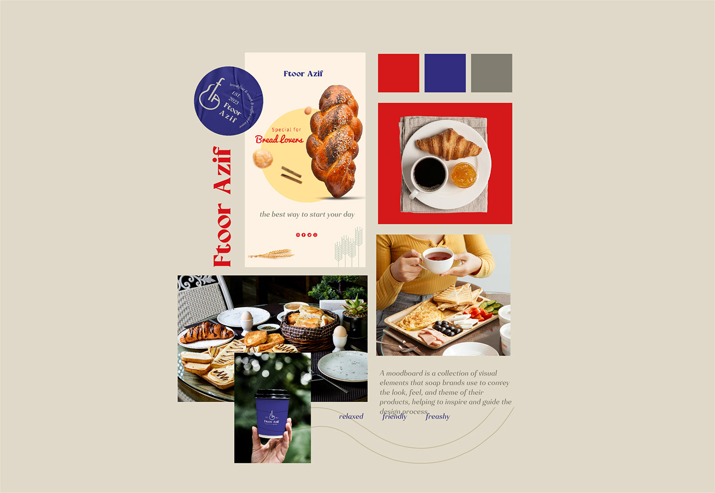 baked goods brand identity Logo Design visual identity Logotype restaurant cafe breakfast Food  Packaging