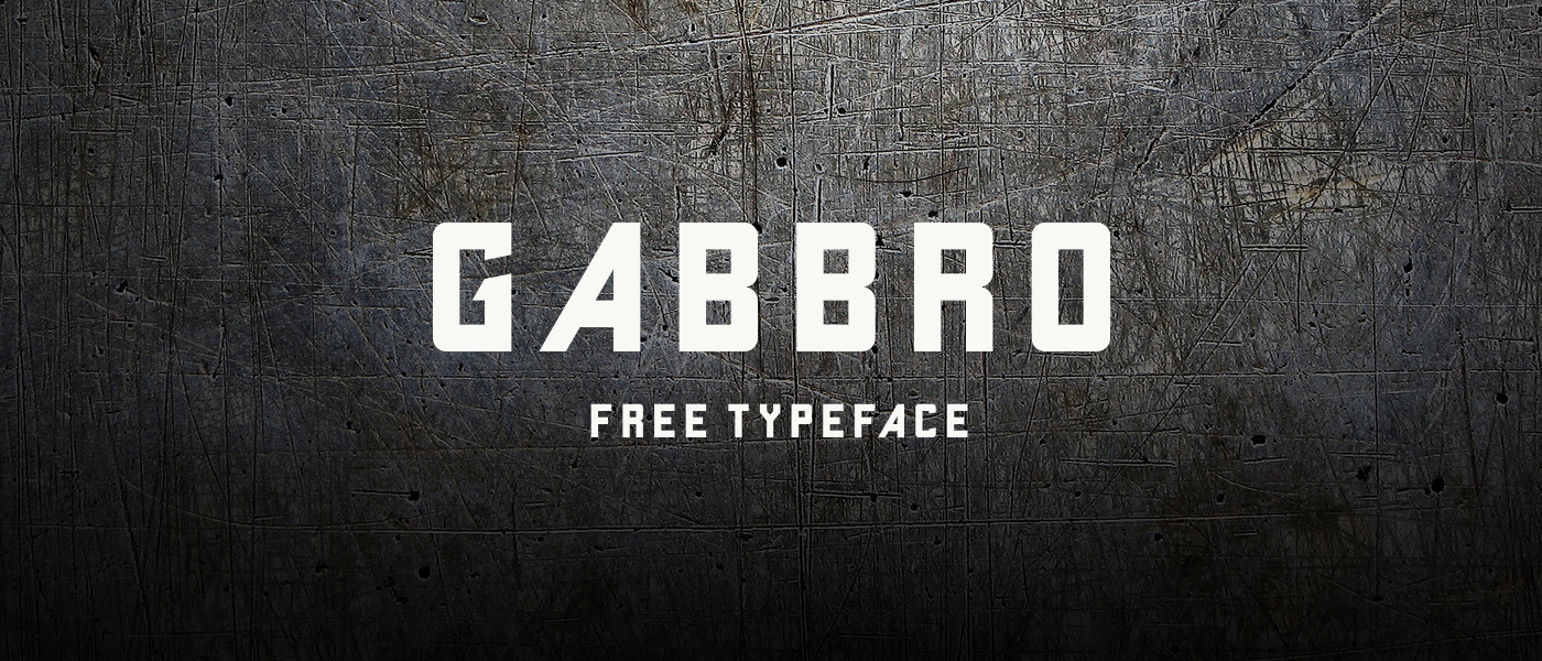 type typography   free Typeface gabbro matthew doyle