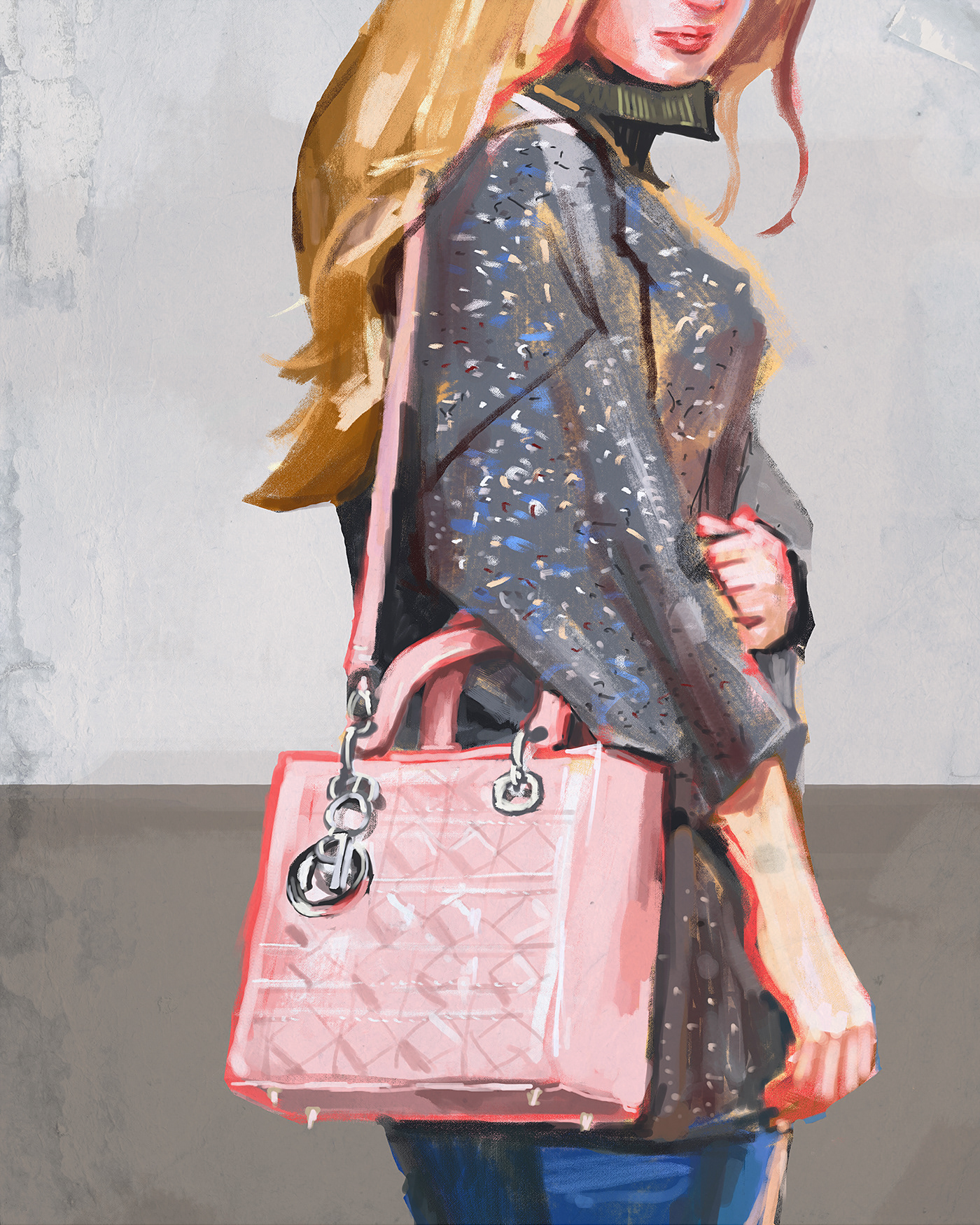 portrait fashionillustration digitalpainting simple minimal painting   mensfashion impressionism seungwonhong