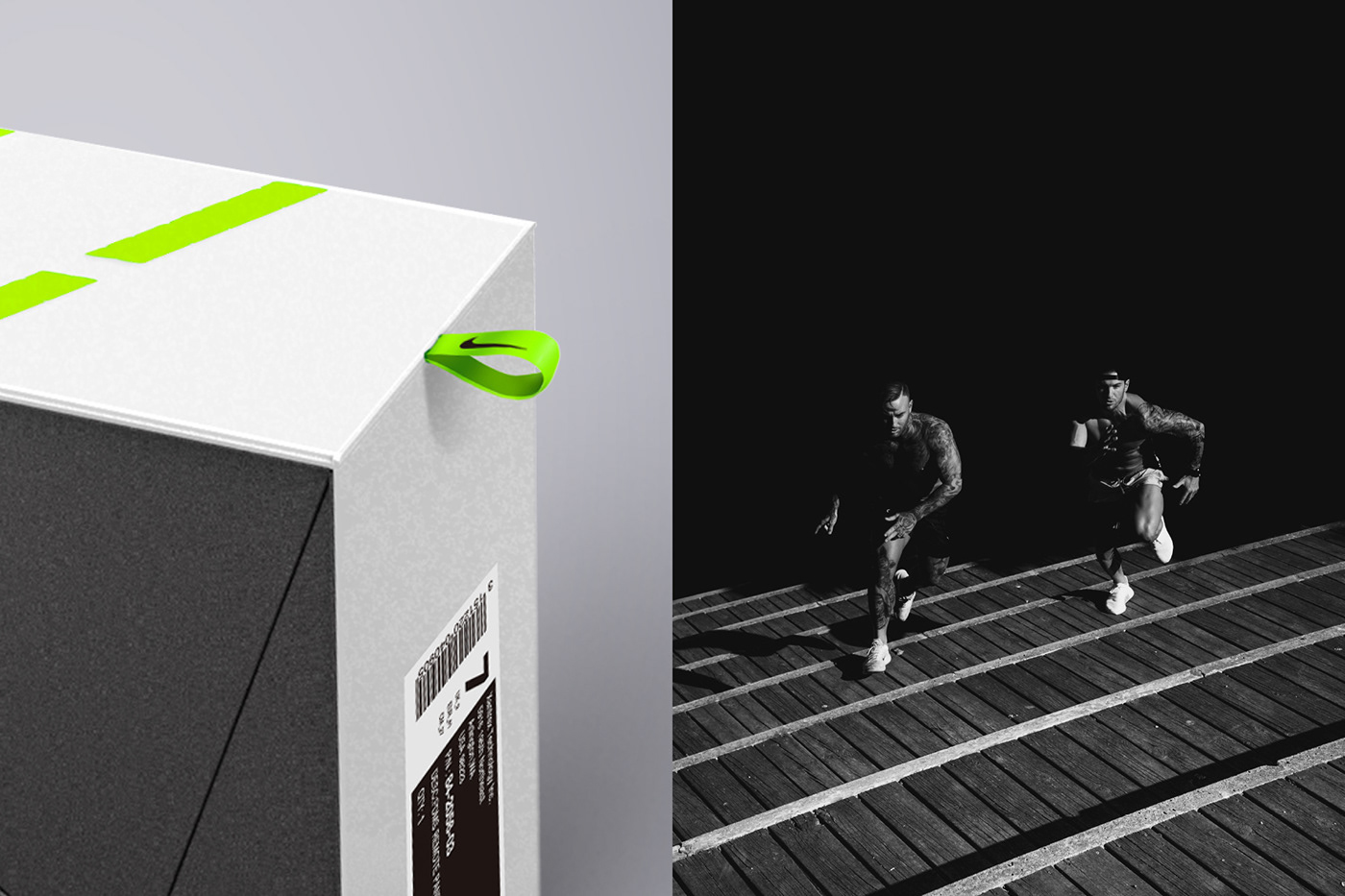 branding  Packaging Innovative shoe box concept Nike Molded pulp PAPER PULP