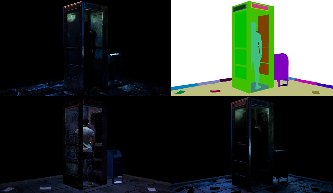 3D Maya environment fog night adobe Autodesk photoshop Quixel Substance Painter