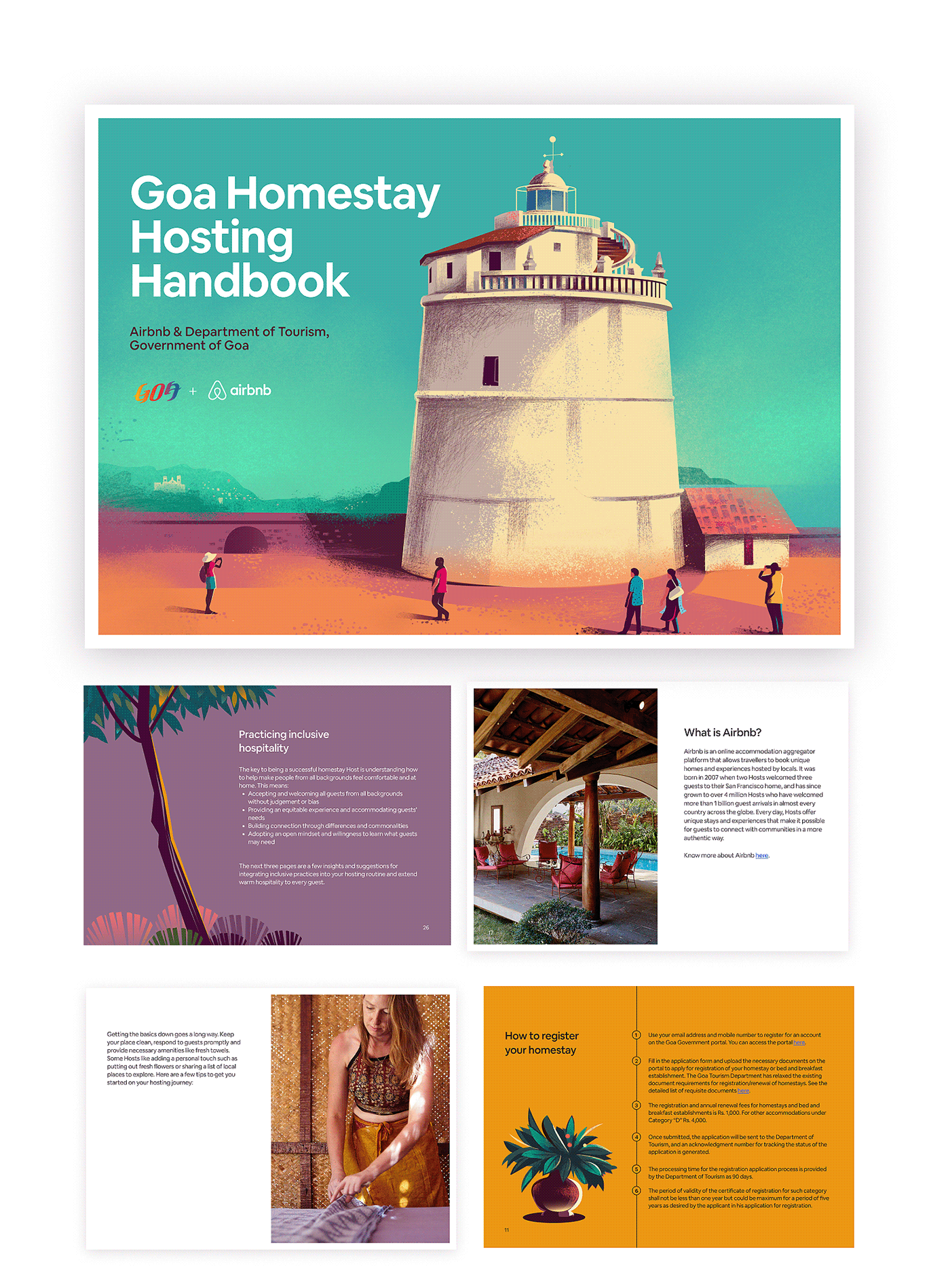 Goa Travel Landscape India editorial print Layout tourism Experience homestays  