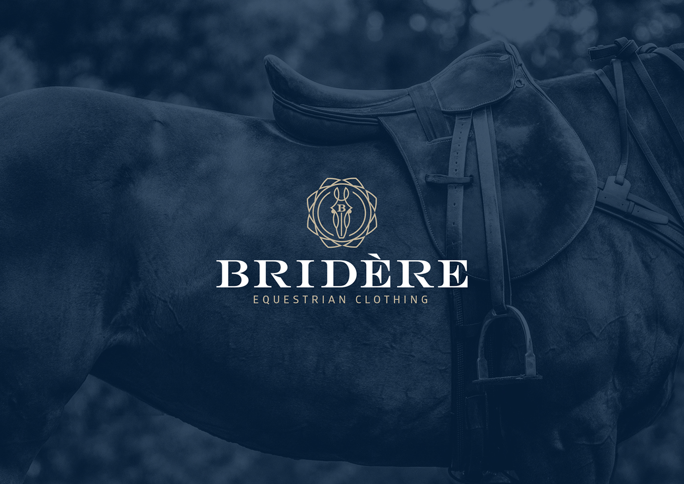 Bridere horse equestrian equestrian clothing line Clothing shop brand logo