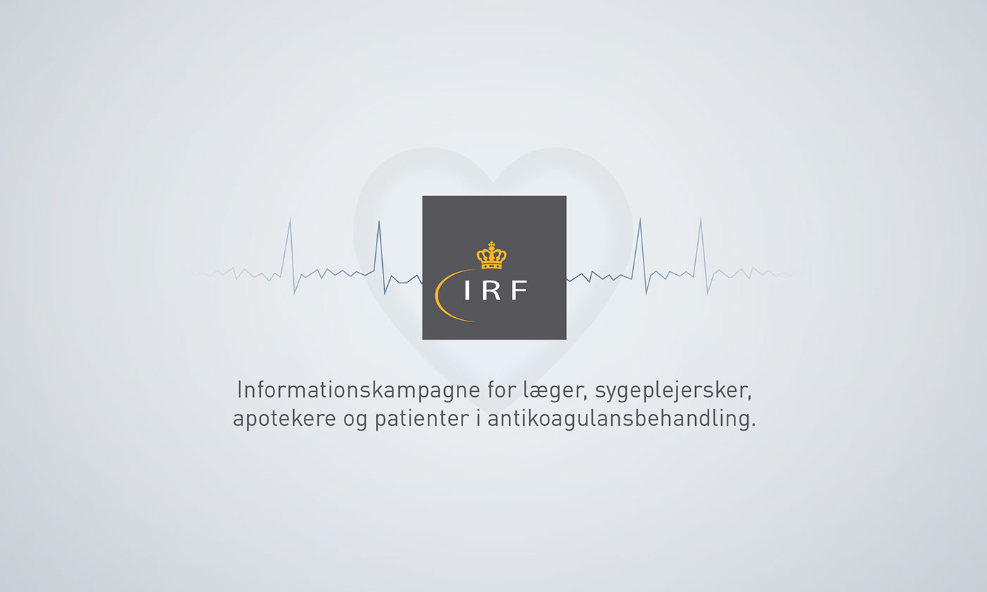 IRF Pharmacotherapy healthcare heart disease visual identity Advertising Campaign explainer video reports brochures print design 